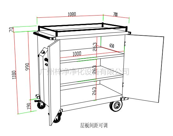 無菌物品運(yùn)送車、回收車、下送車、電動(dòng)運(yùn)送車、密封車設(shè)計(jì)圖